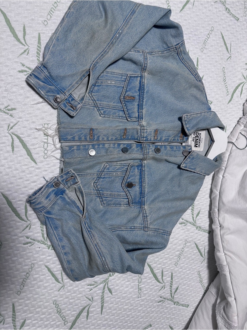 Zara Light Blue Denim Jean Jacket